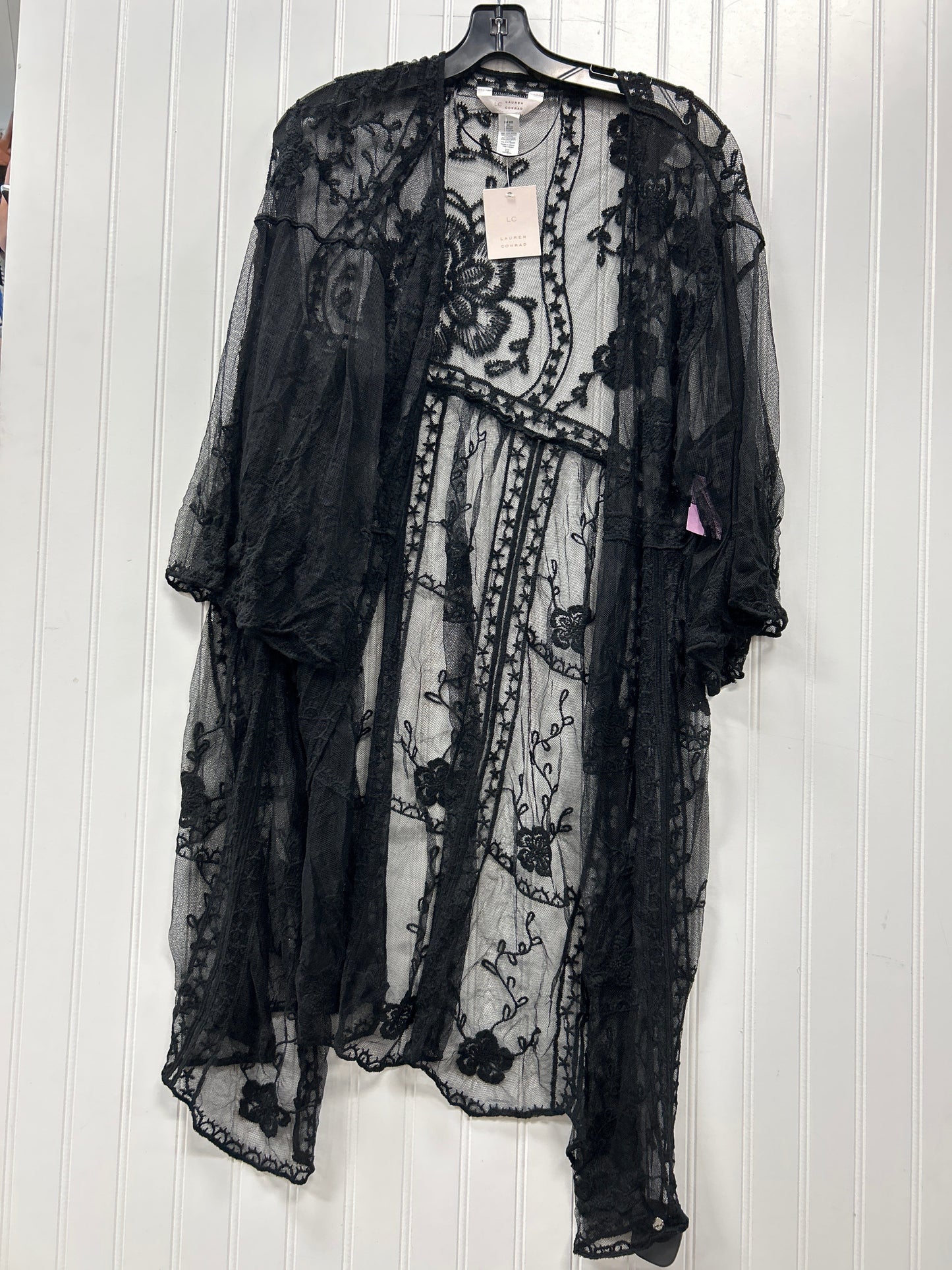 Kimono By Lc Lauren Conrad In Black, Size:Osfm NWT