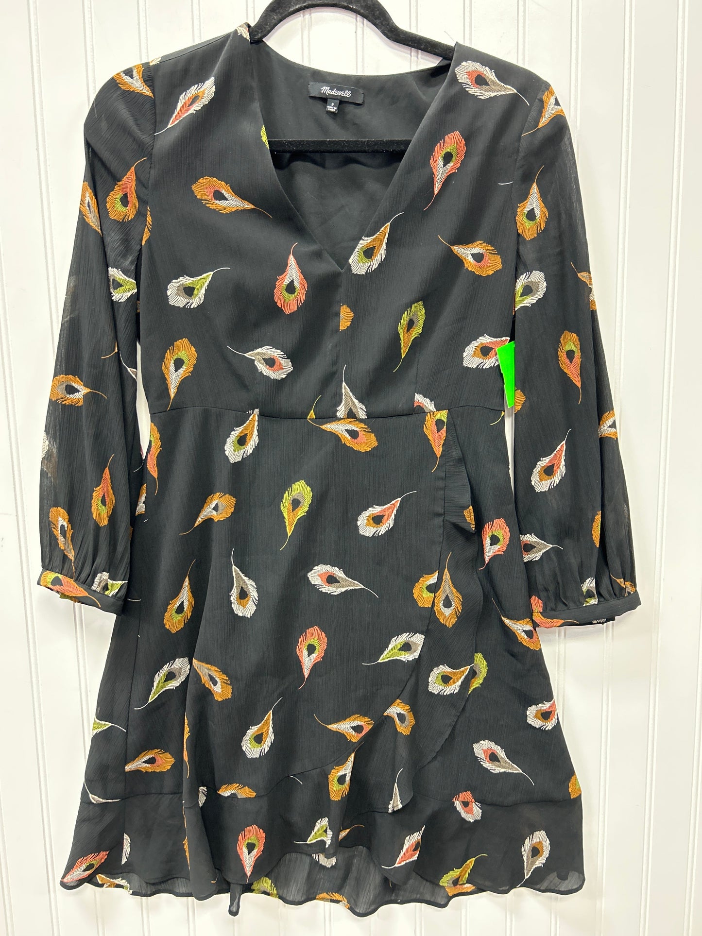 Dress Casual Midi By Madewell In Black, Size:2