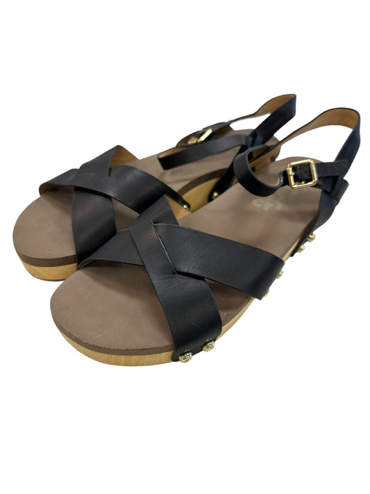 Sandals Flats By Cmb In Black & Tan, Size:7.5