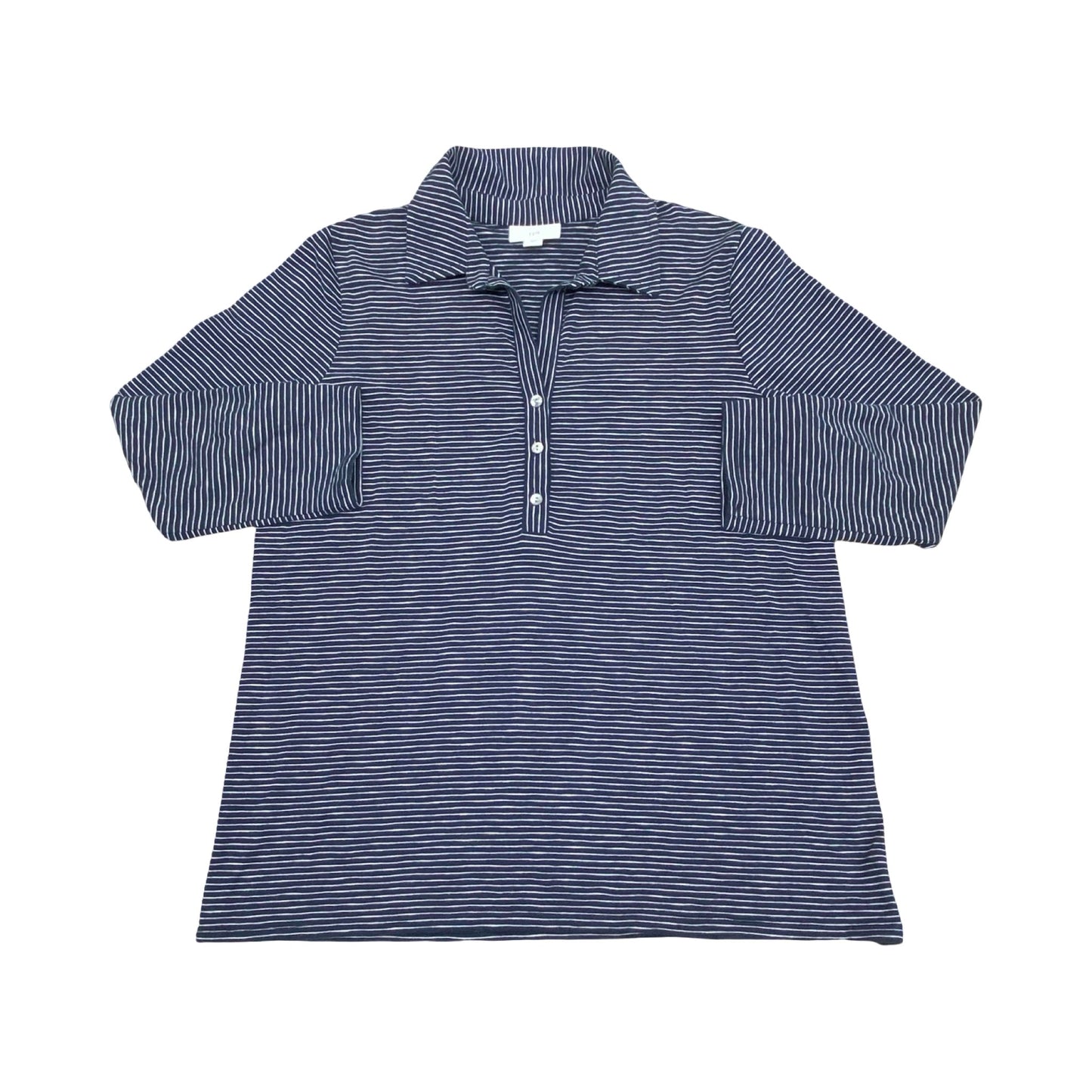Top 3/4 Sleeve By J. Jill In Striped Pattern, Size:Xs