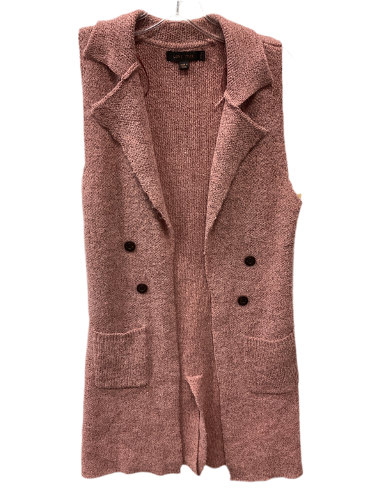 Sweater Cardigan By Love Tree In Pink, Size:S
