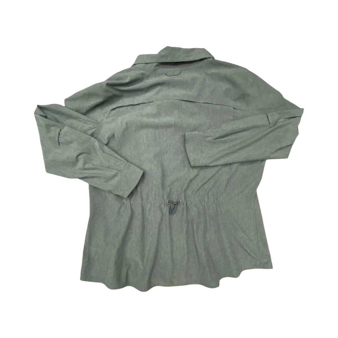 Athletic Jacket By Duluth Trading In Grey, Size:2X