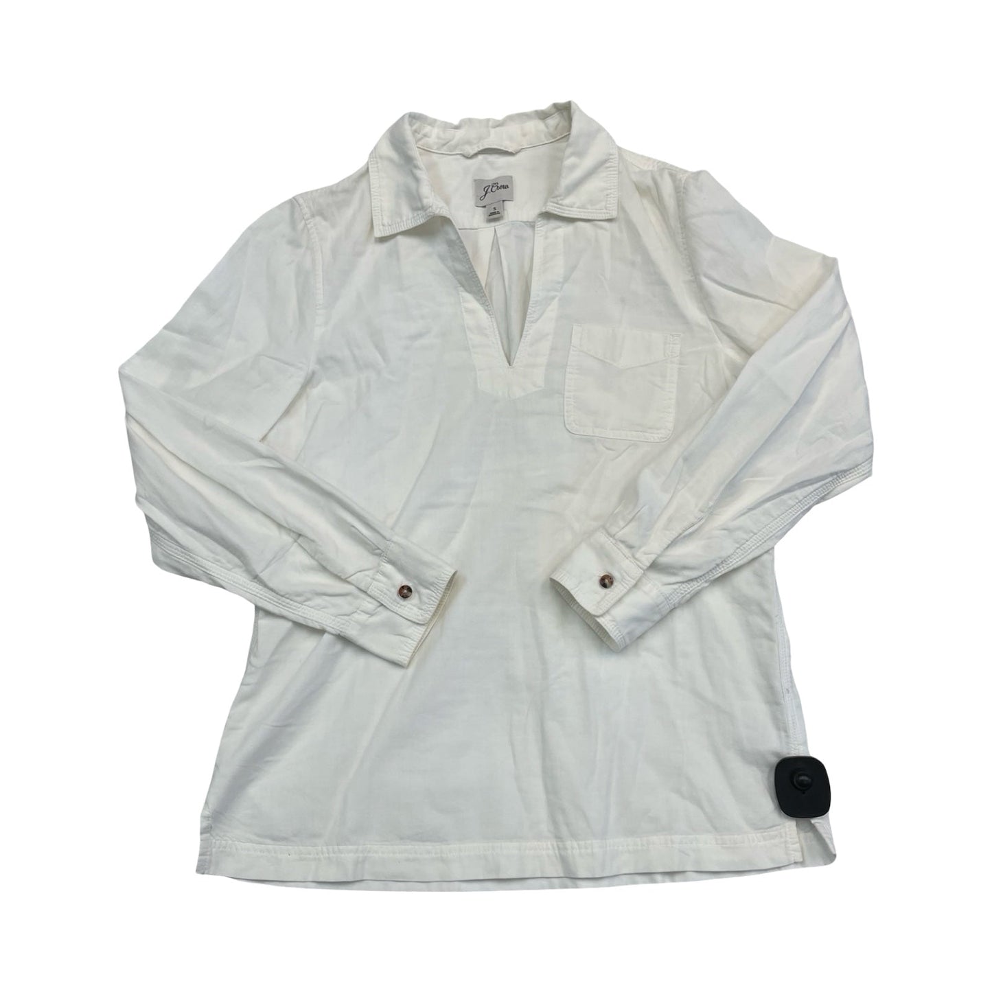 Top Ls By J. Crew In White, Size:S