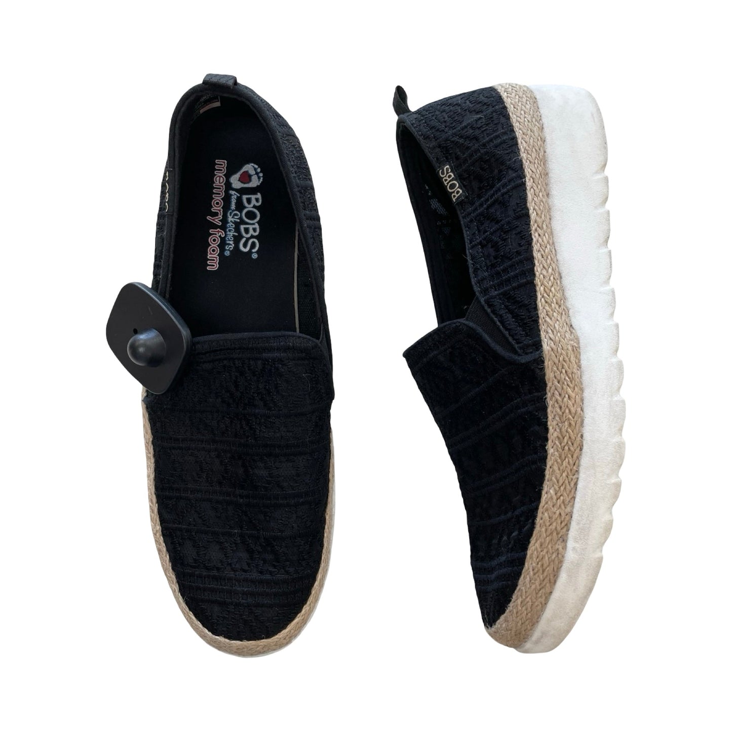 Shoes Flats By Bobs In Black, Size:9.5