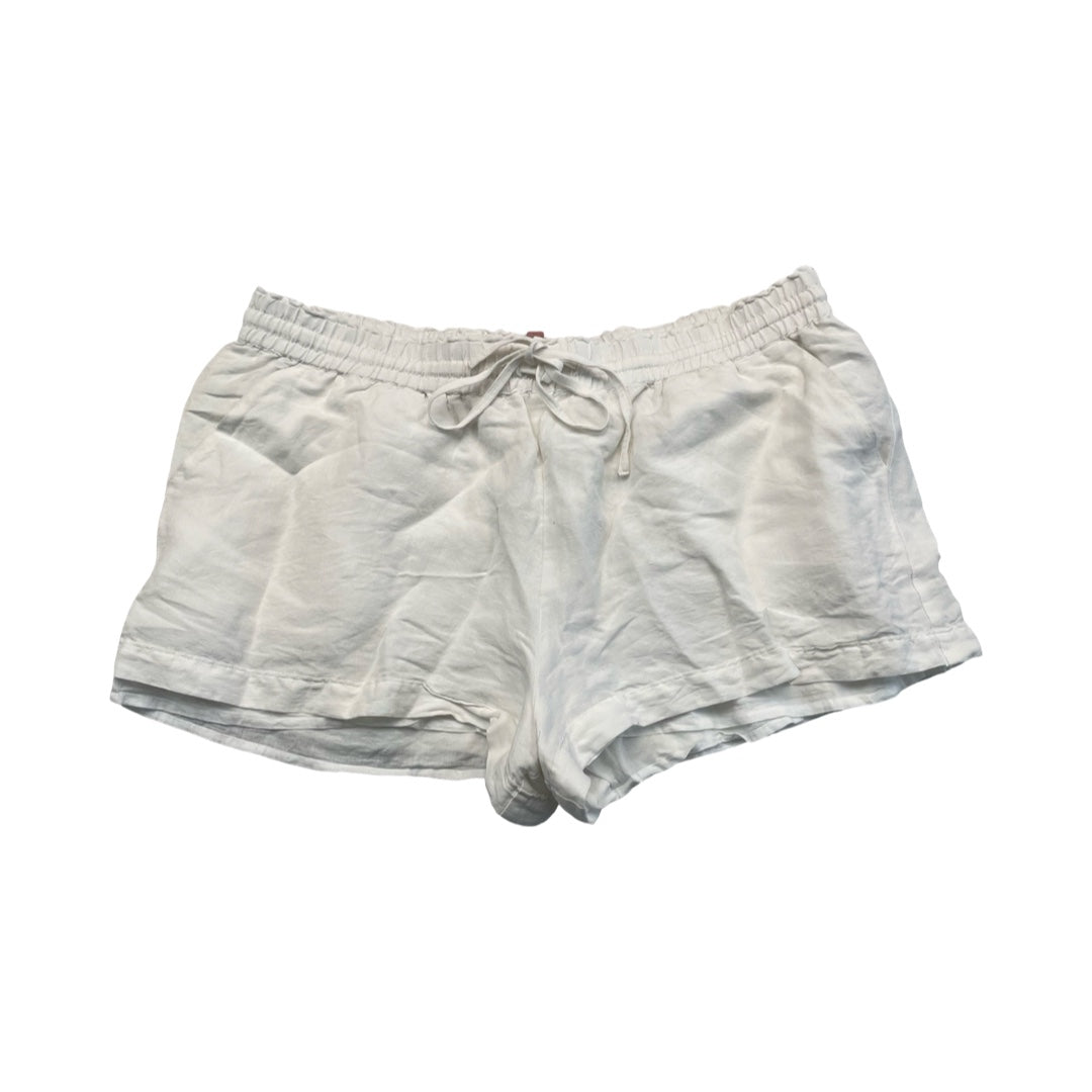 Shorts By Mumu In White, Size:Xl