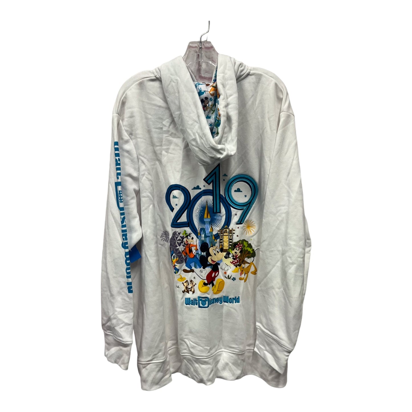 Athletic Jacket By Disney Store In White, Size:3X