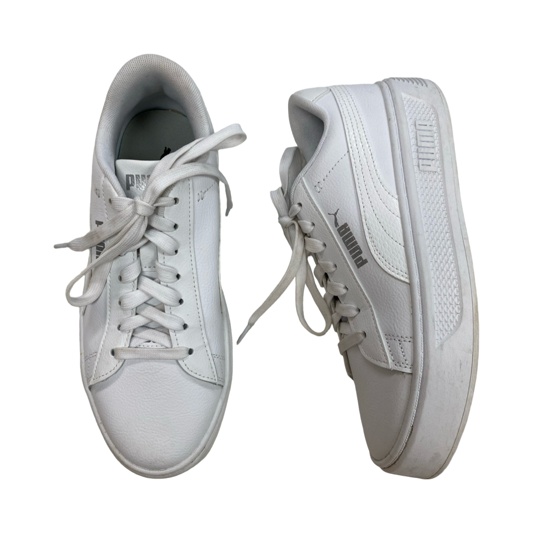 Shoes Athletic By Puma In White, Size:7.5
