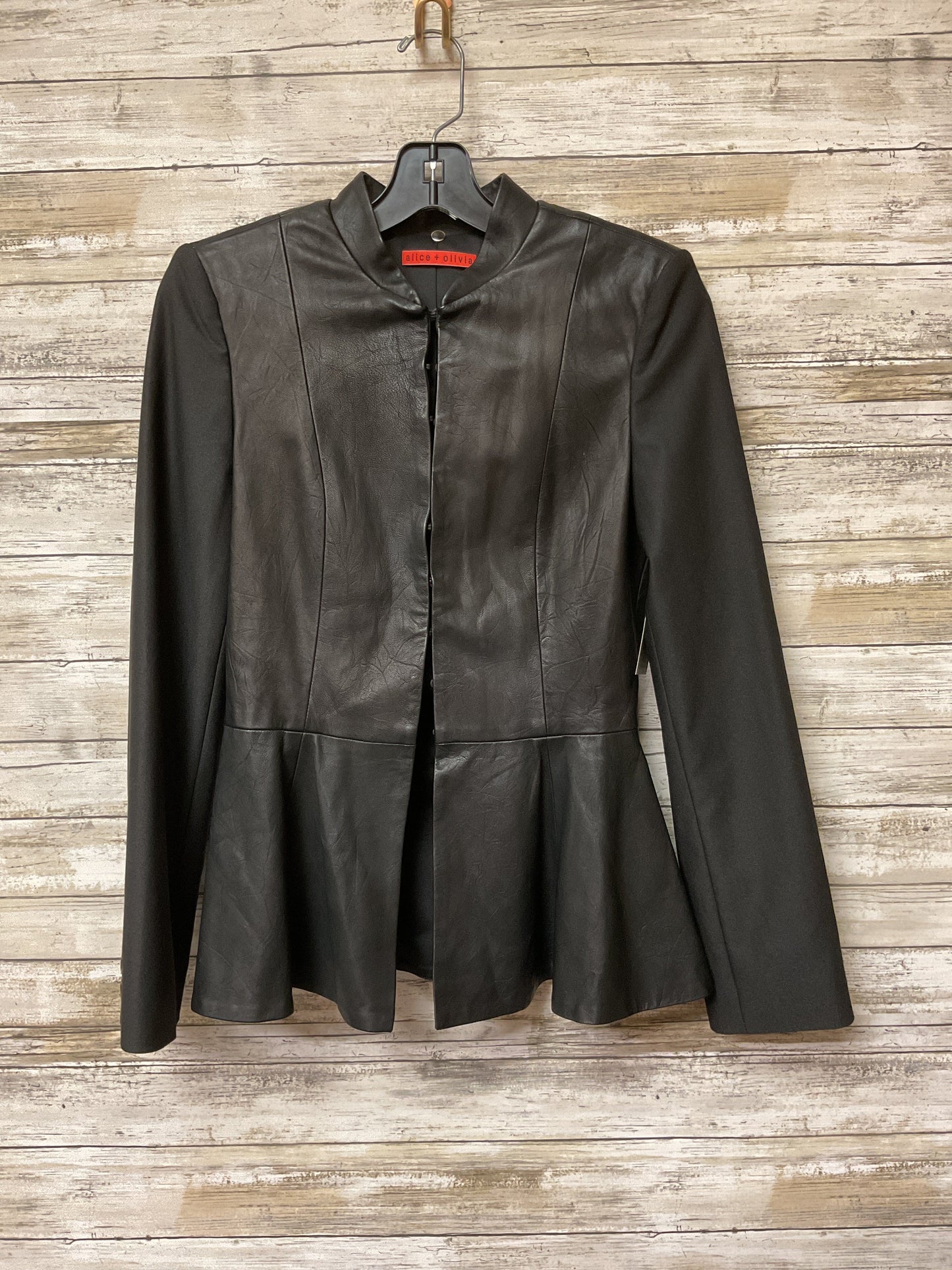 Jacket Designer By Alice + Olivia In Black, Size:Xs