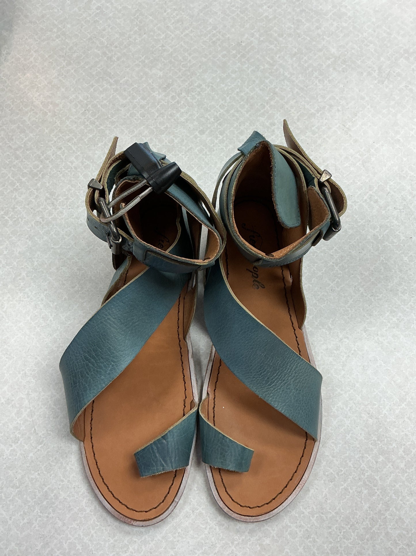 Sandals Flats By Free People In Blue, Size:7