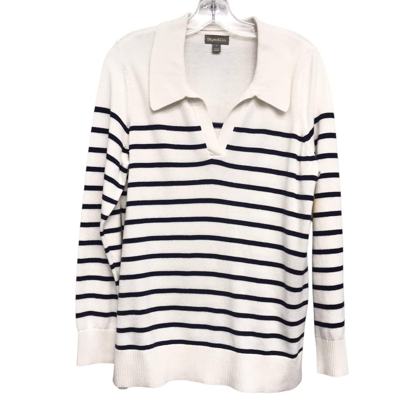 Sweater By Style And Company In Striped Pattern, Size:S