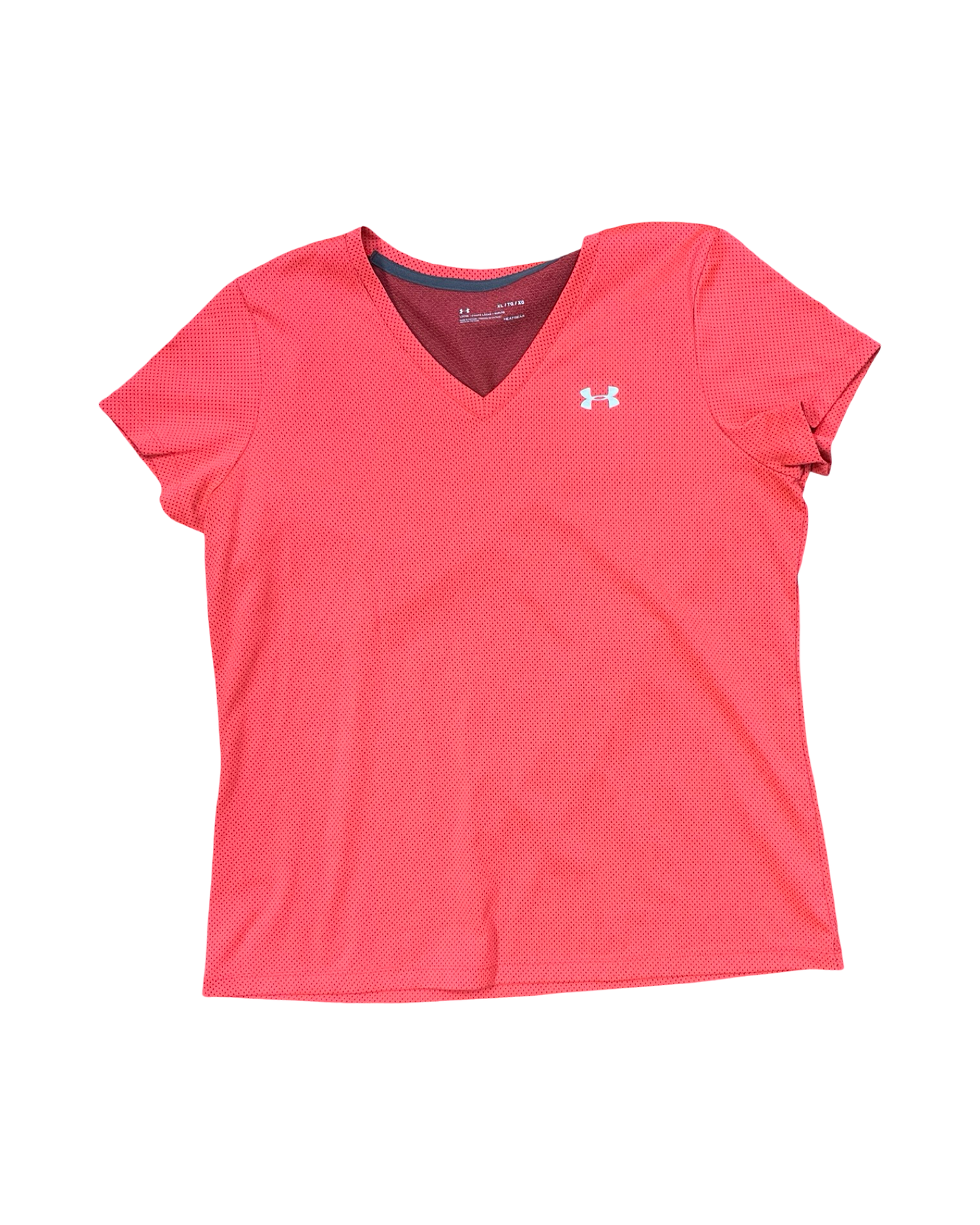 Athletic Top Ss By Under Armour In Orange, Size:Xl