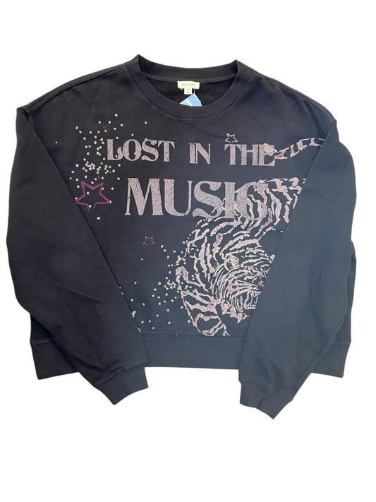 Sweatshirt Crewneck By Pilcro In Grey, Size:Xs