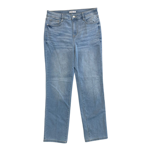 Jeans Straight By Nine West In Blue Denim, Size:12