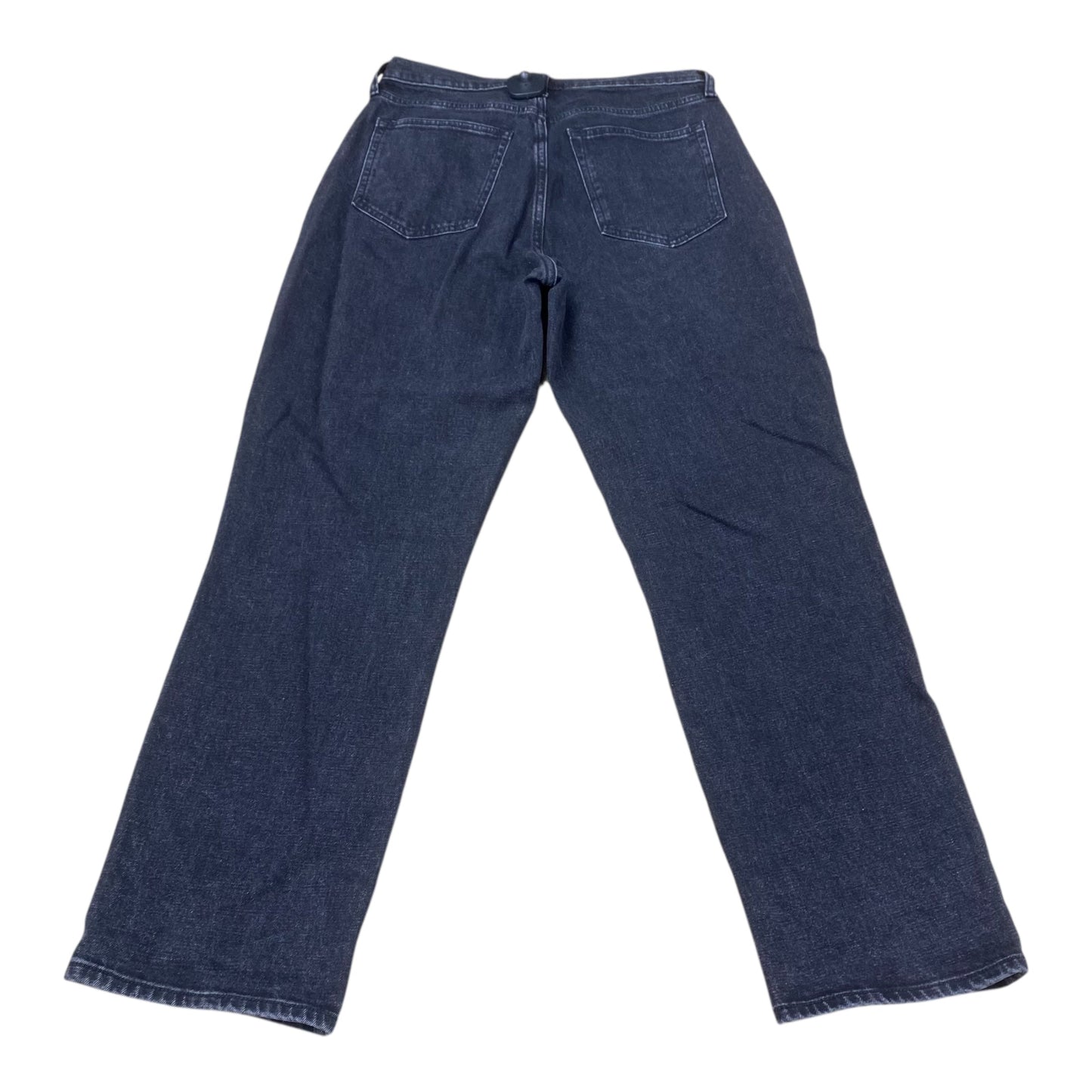 Jeans Straight By Abercrombie And Fitch In Black Denim, Size:8L