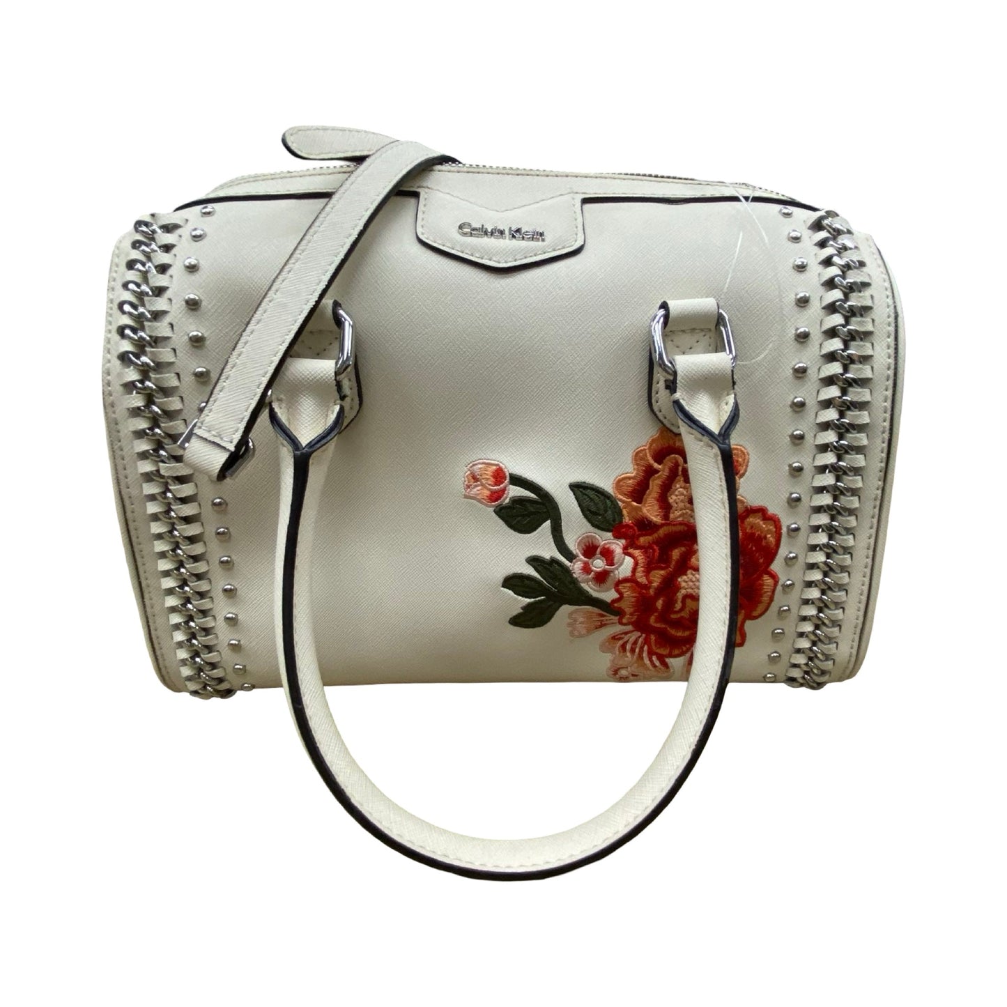Handbag By Calvin Klein In Floral Print, Size:Medium