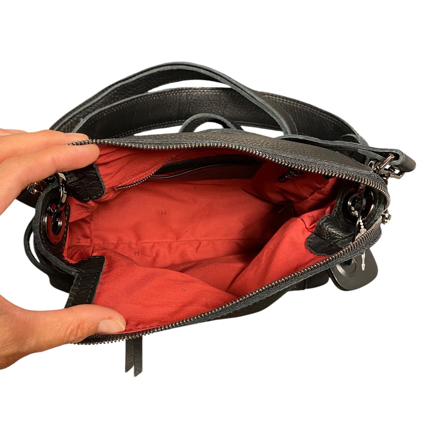 Handbag Designer By Hammitt In Black with key chain. Size:Medium