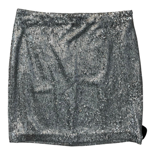 Skirt Mini & Short By White House Black Market In Silver, Size:4