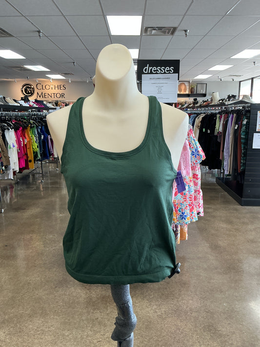 Athletic Tank Top By Lululemon In Green, Size:6