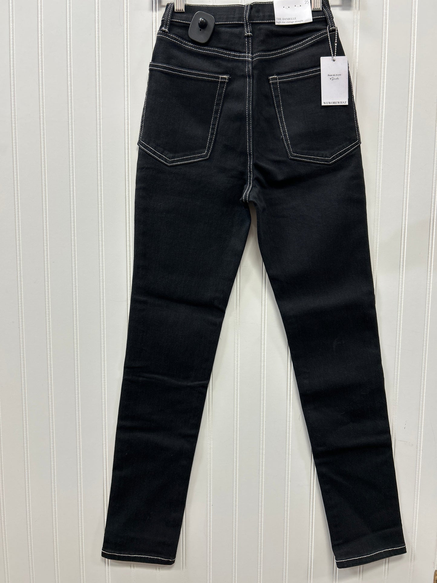 Jeans Skinny By Cmb In Black Denim, Size:0