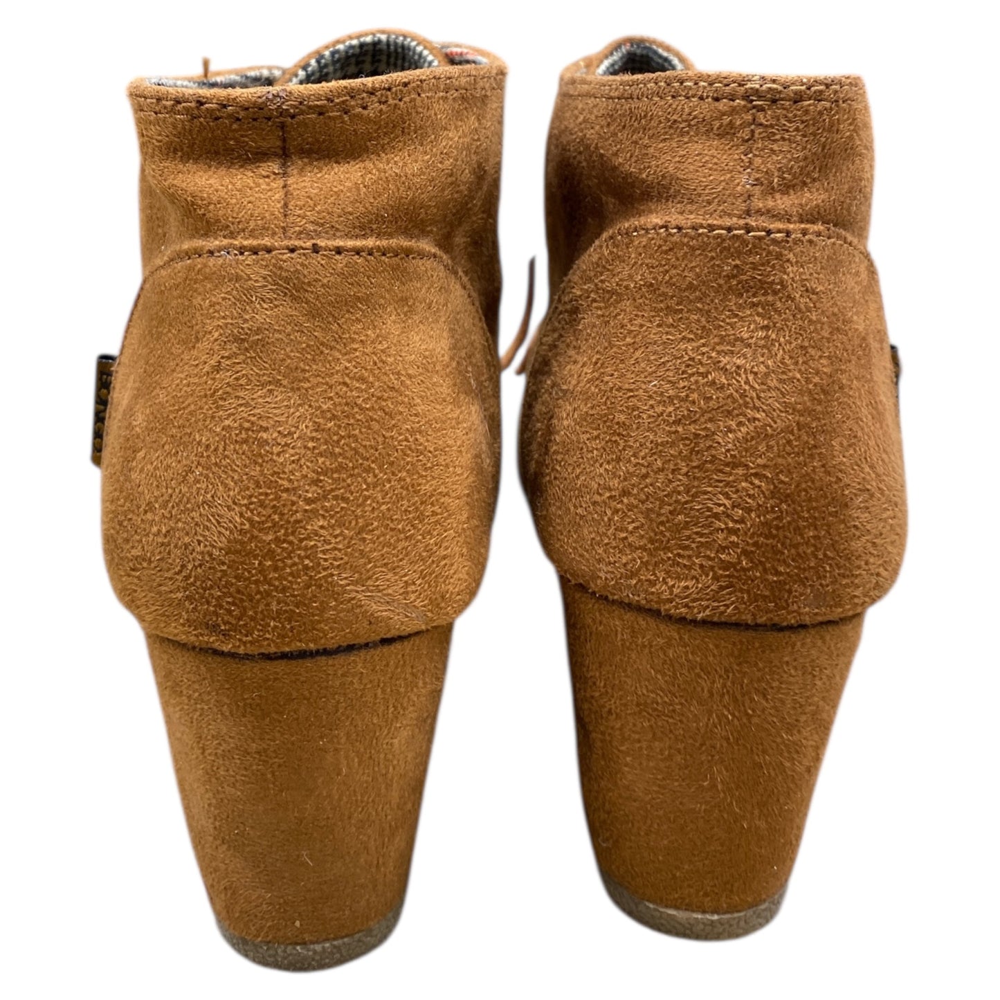 Boots Ankle Heels By Bongo In Brown, Size:7