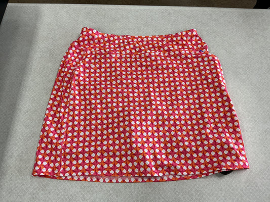 Athletic Skort By Jofit In Orange & Pink, Size:S