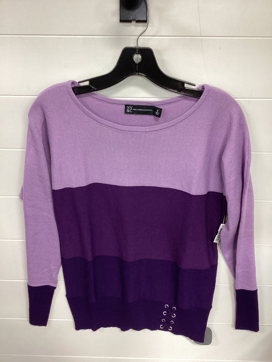 Top Ls By New York And Co In Purple, Size:S