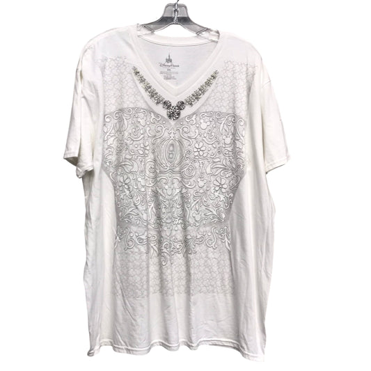 Top Ss By Disney Store In White, Size:1X