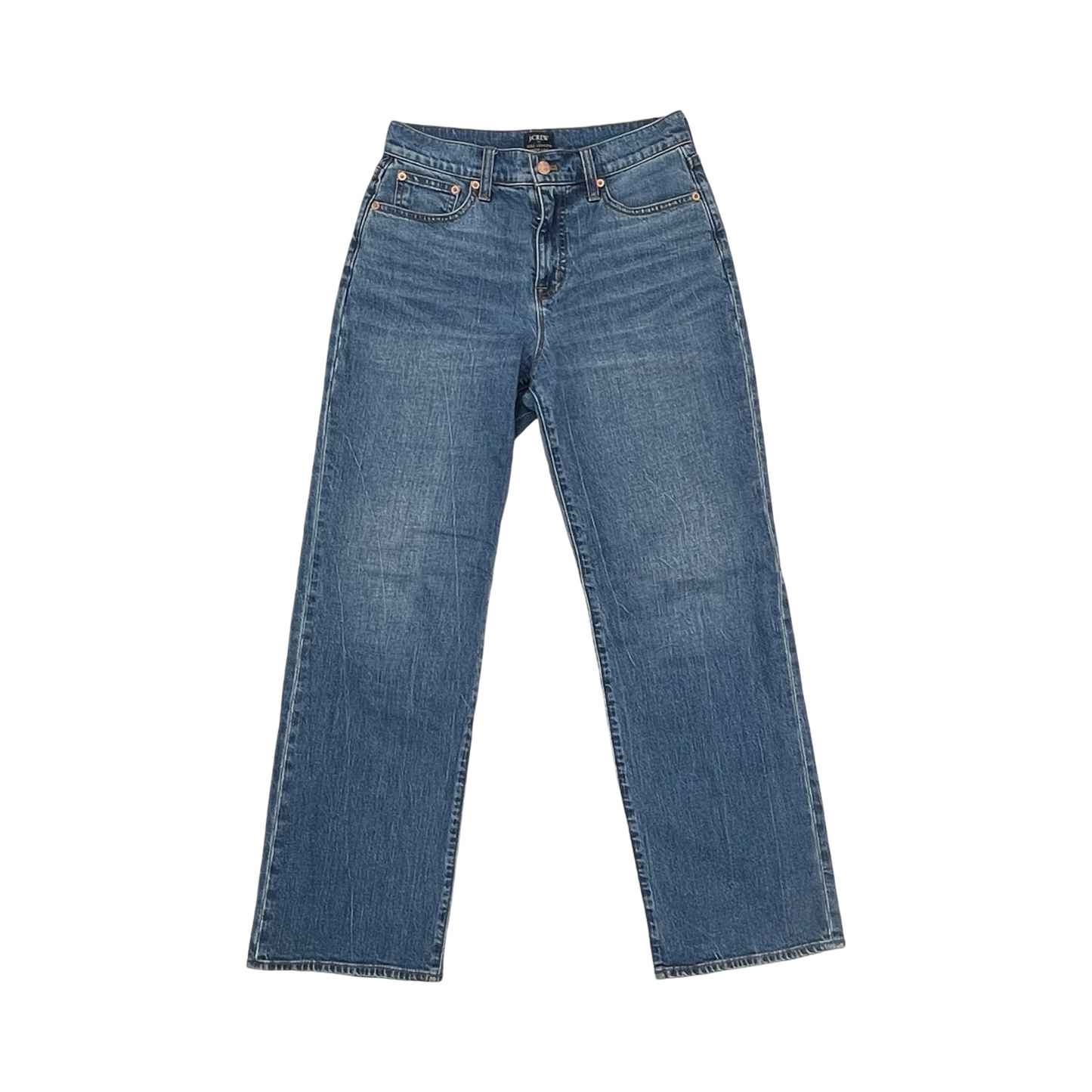 Jeans Wide Leg By J. Crew In Blue Denim, Size:2