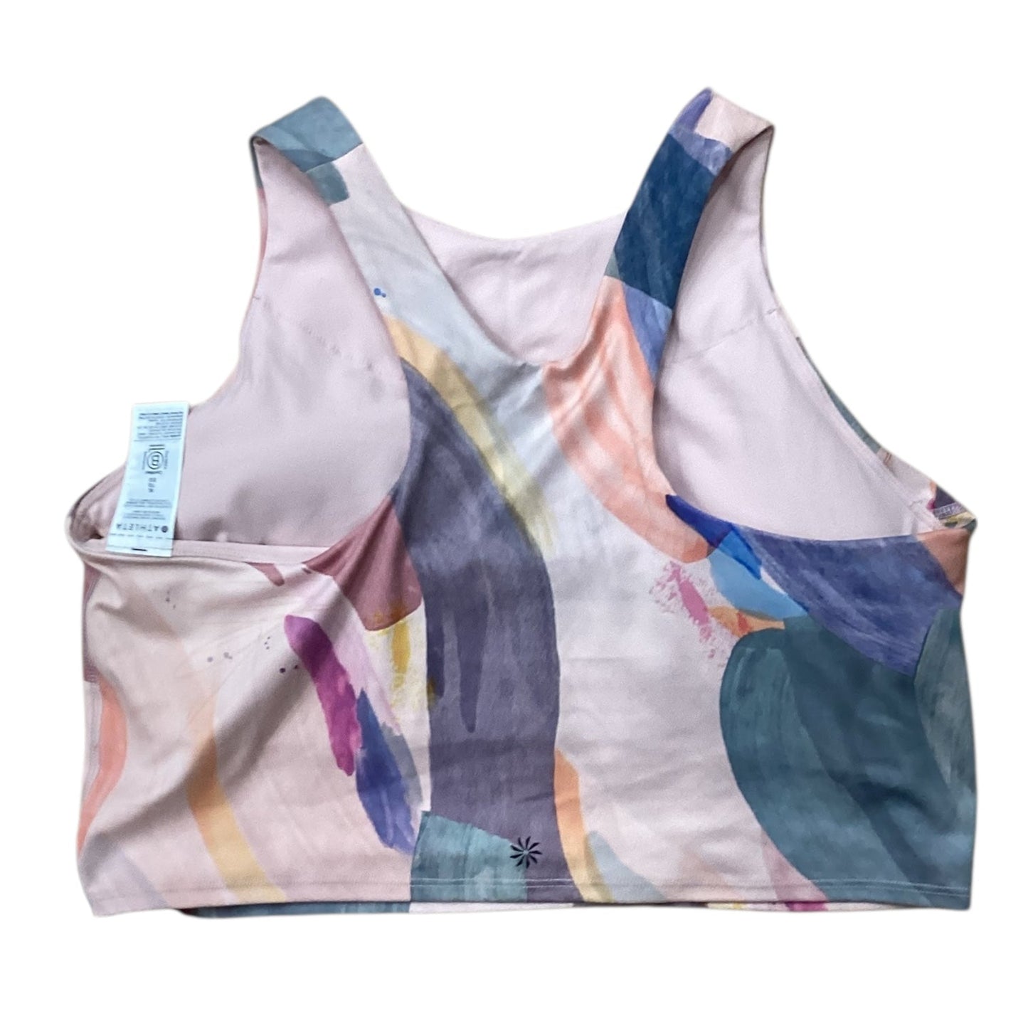 Athletic Tank Top By Athleta In Pink & Purple, Size:Xl