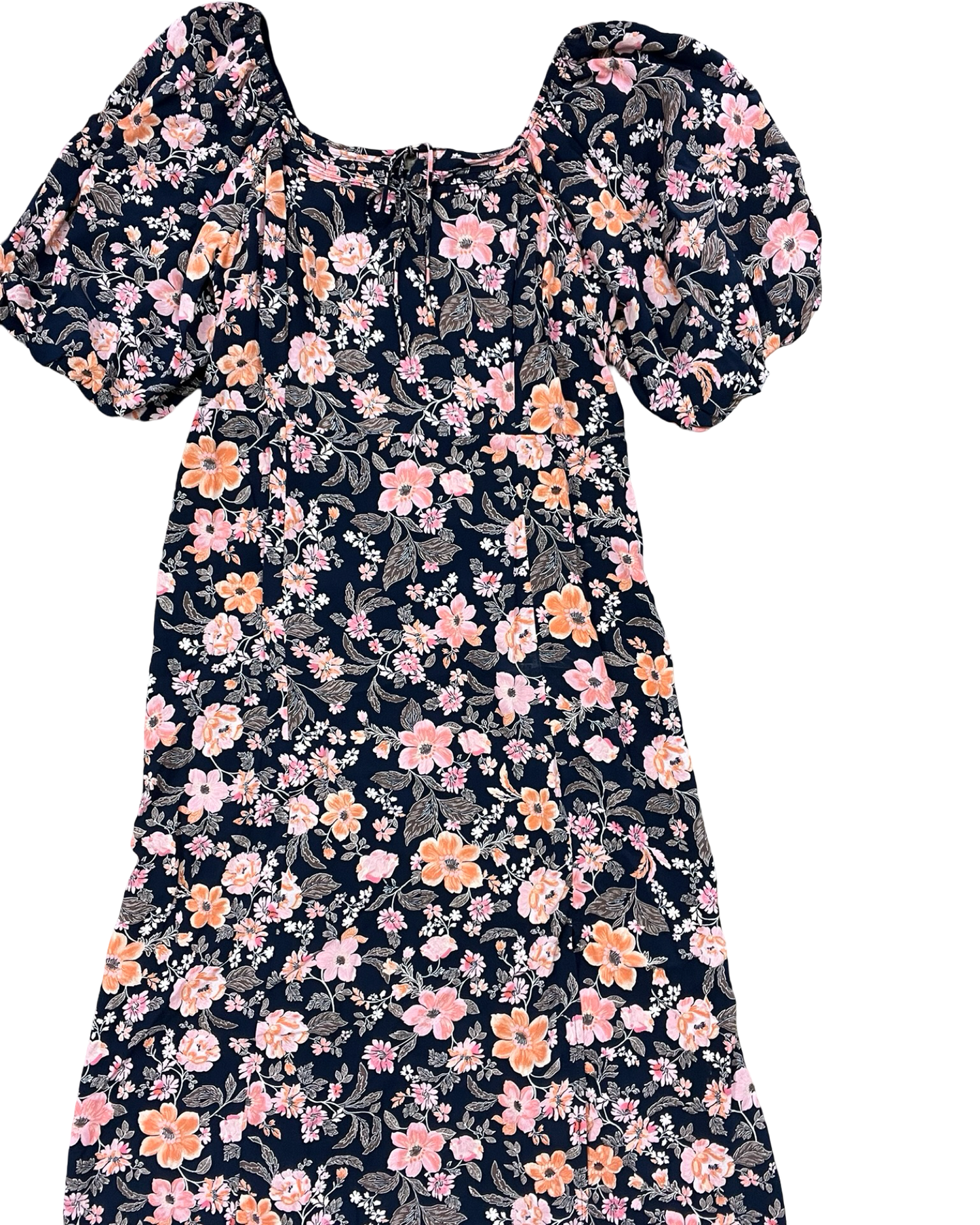 Dress Casual Midi By Clothes Mentor In Navy, Size:L