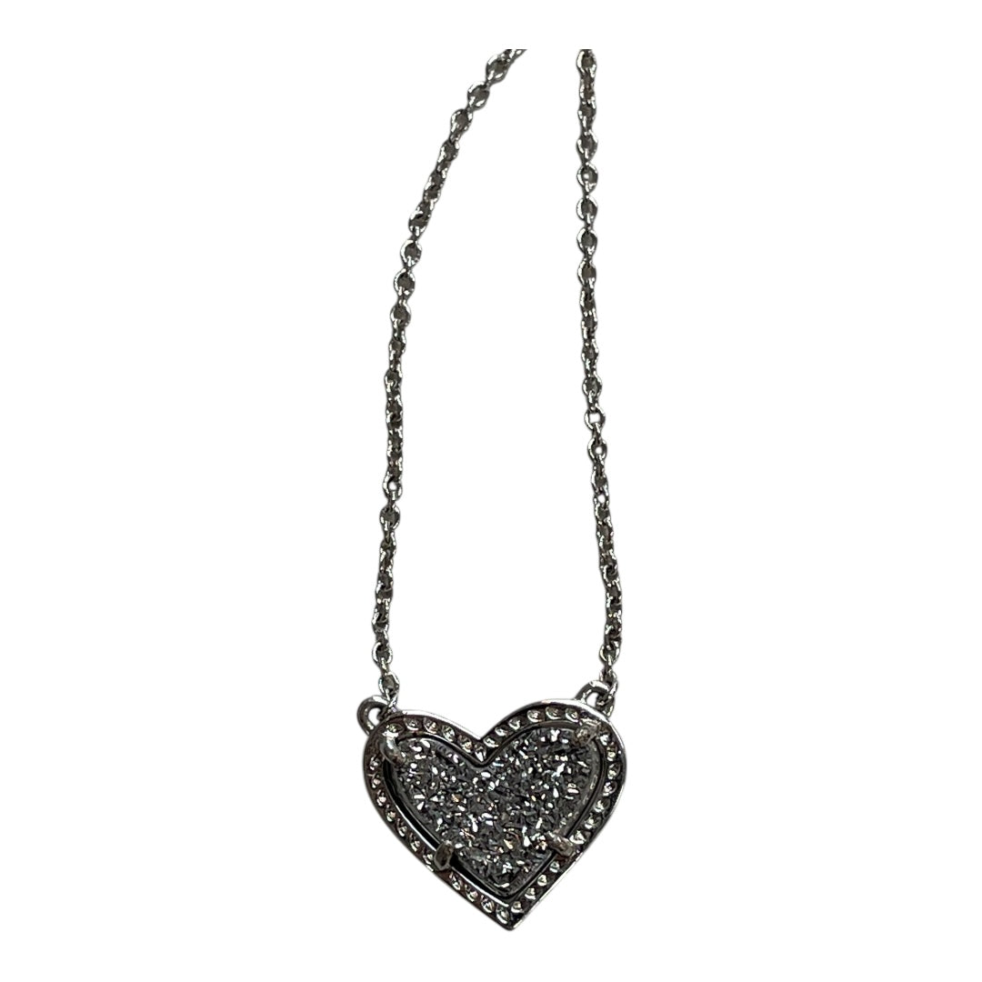 Necklace Designer By Kendra Scott In Silver