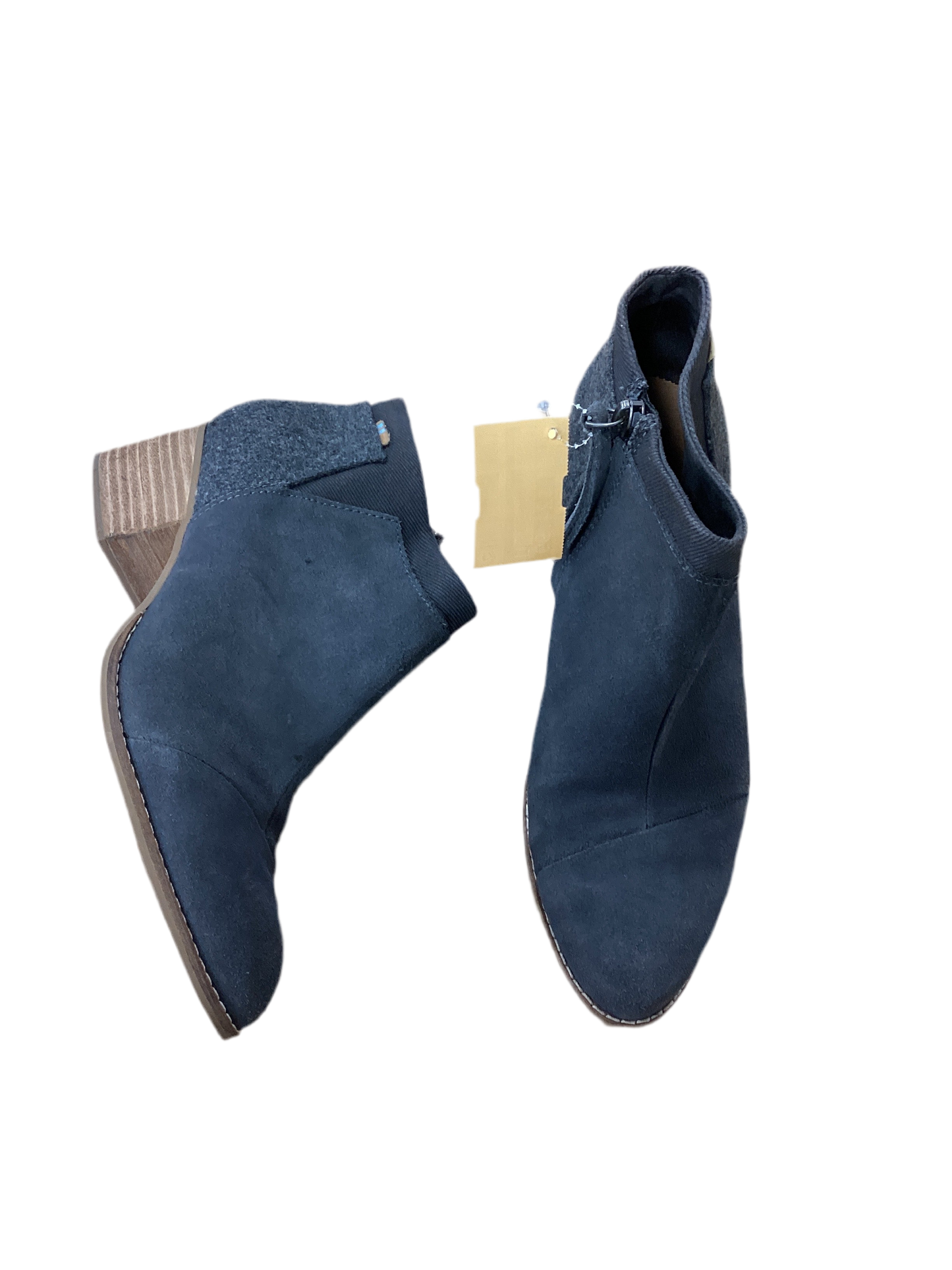 Boots Ankle Heels By Toms In Grey, Size:8