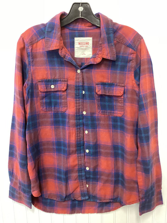 Top Ls By Mossimo In Red, Size:L