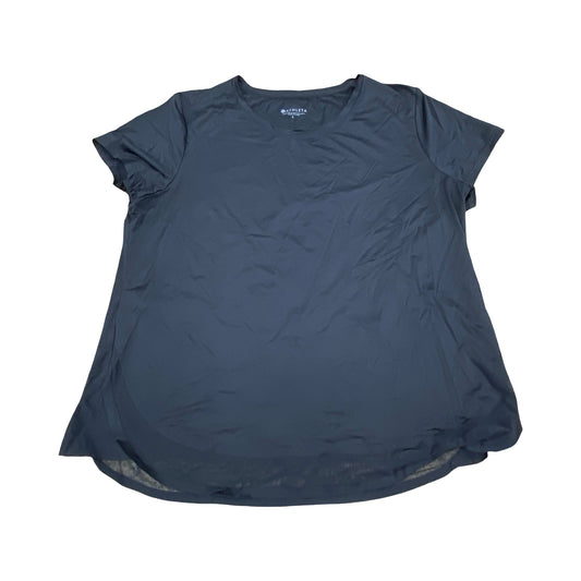 Athletic Top Ss By Athleta In Black, Size:L
