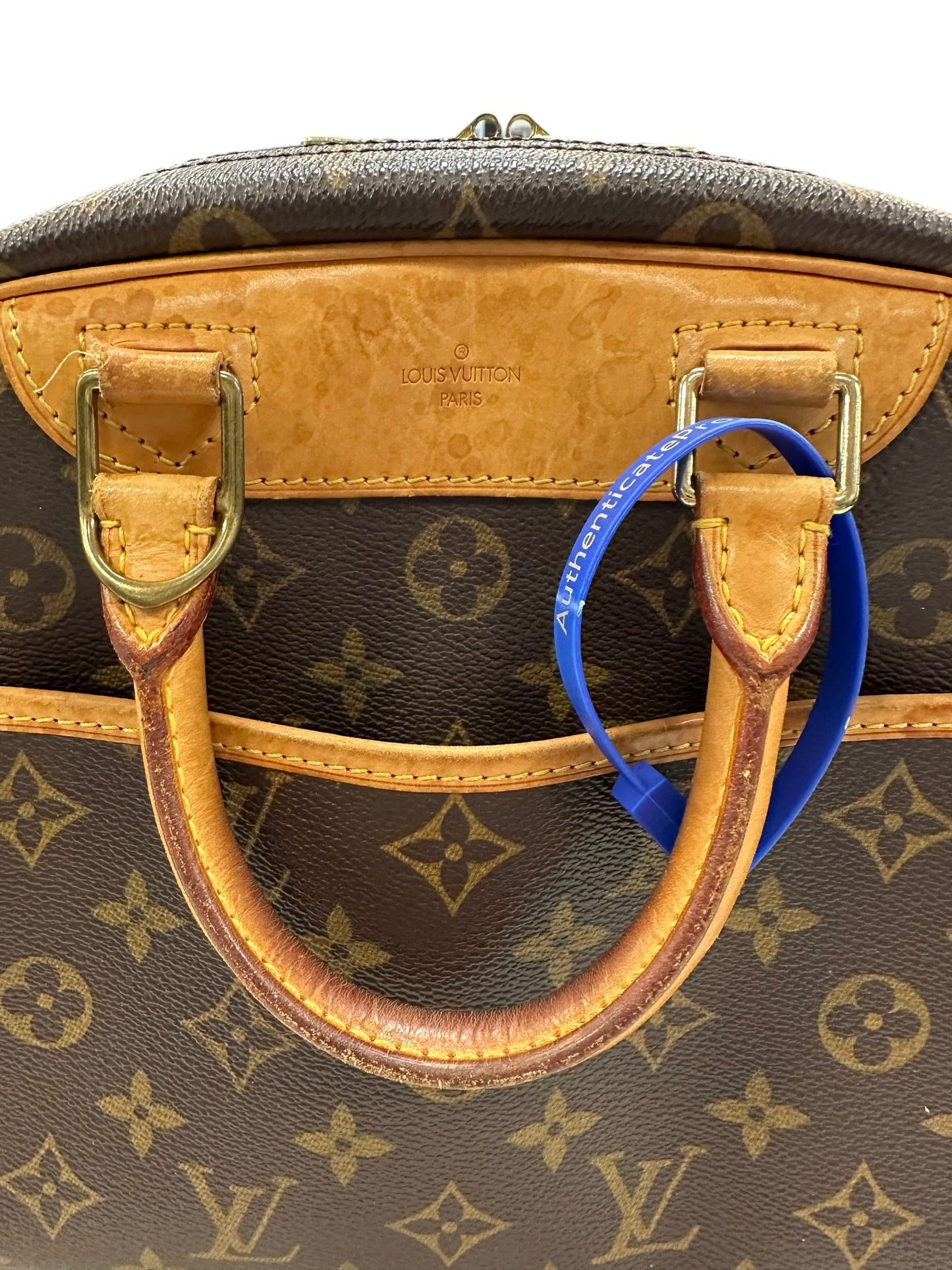 Handbag Luxury Designer By Louis Vuitton In Brown, Size:Medium