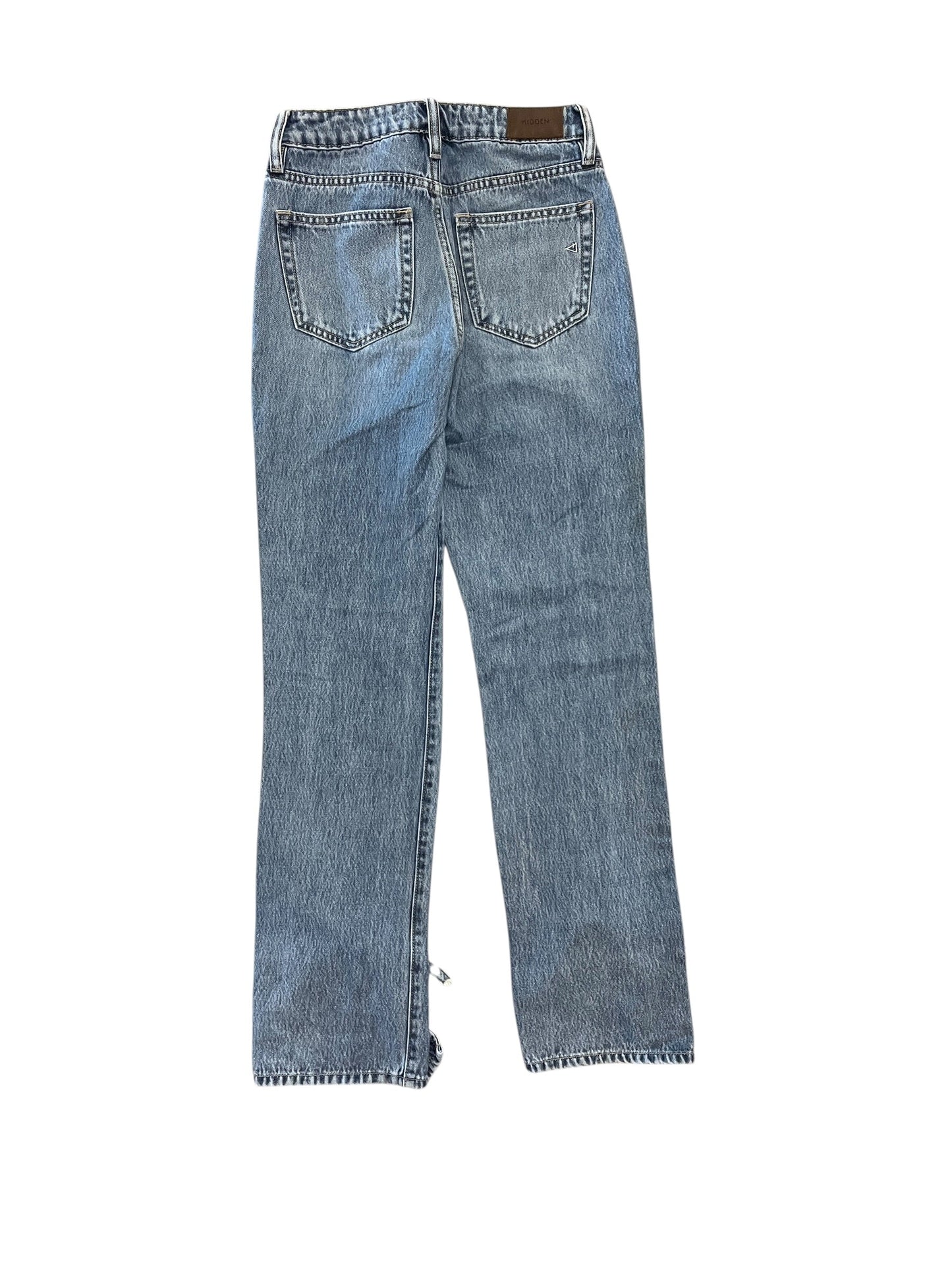 Jeans Boot Cut By Hidden In Blue Denim, Size:0P