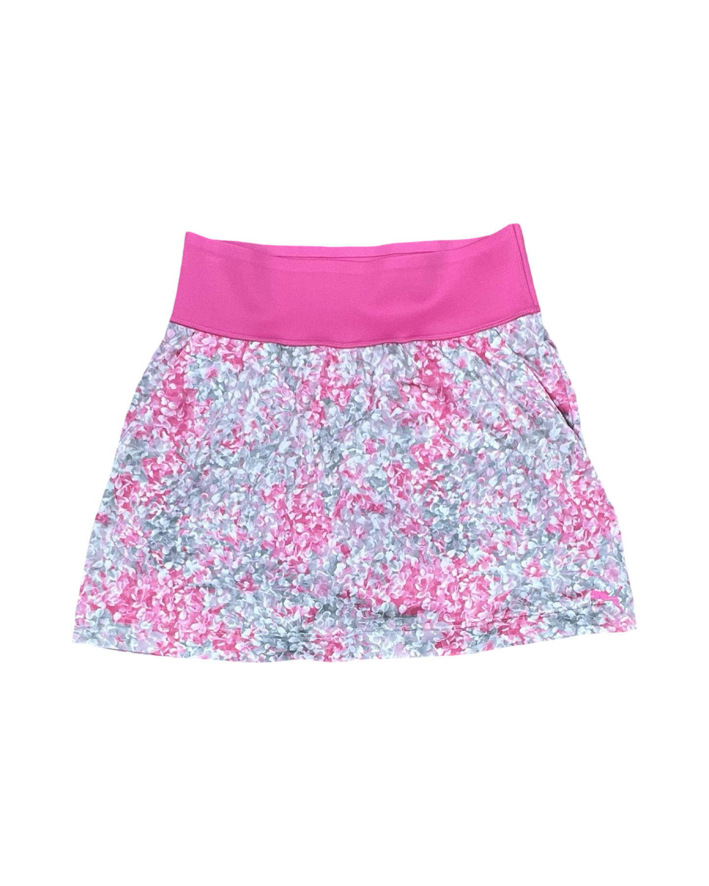 Athletic Skort By Puma In Pink & White, Size:Xs