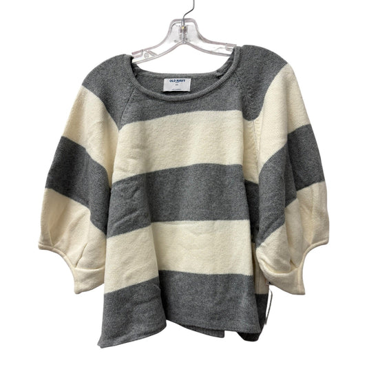 Sweater Ss By Old Navy In Grey & White, Size:Xxl