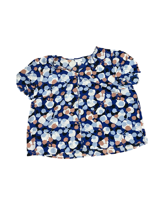 Top Ss By Liz Claiborne In Blue, Size:2X