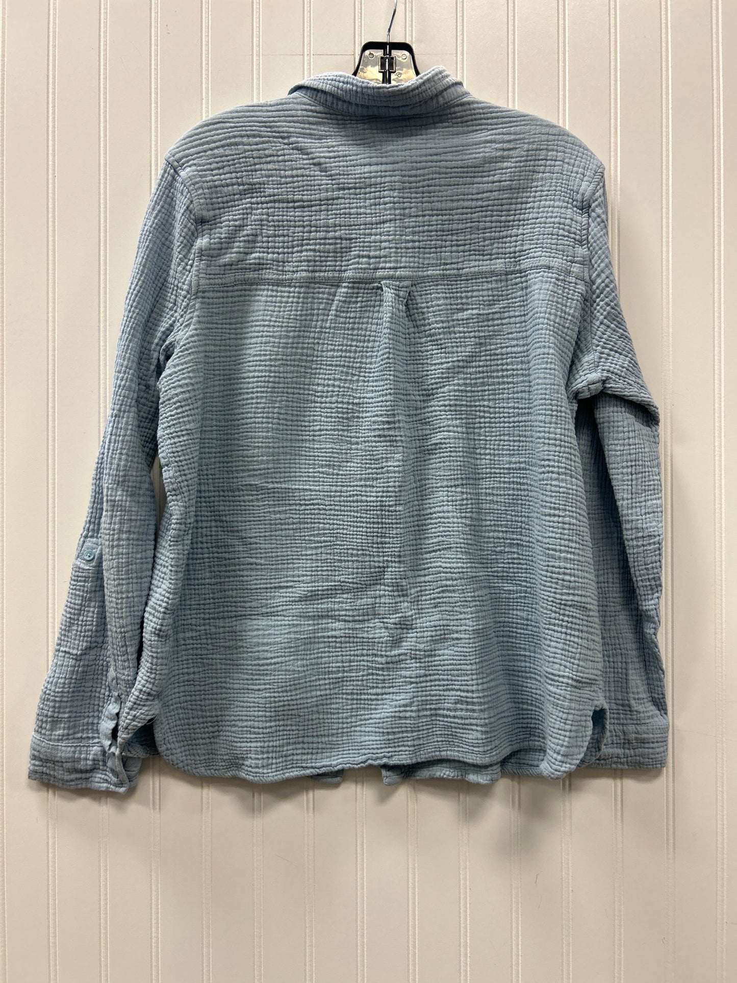 Top Ls By Anne Klein In Blue, Size:L