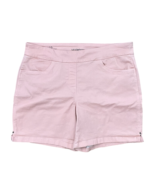 Shorts By Liz Claiborne In Peach, Size:16