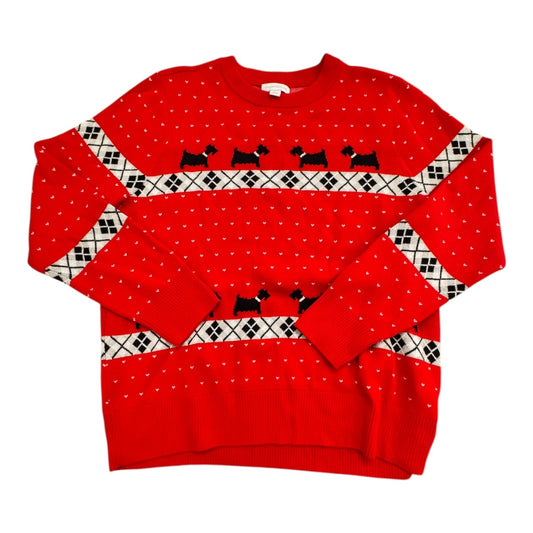 Sweater By Charter Club In Red, Size:L