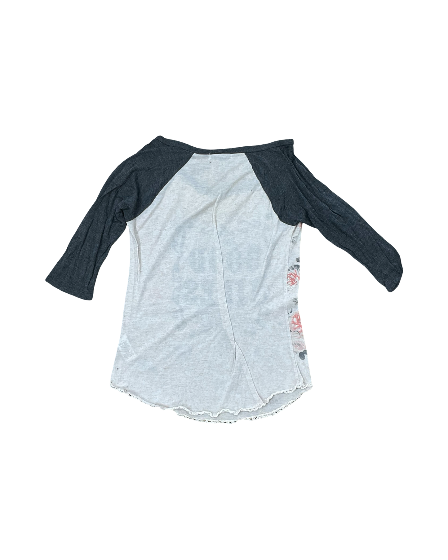 Top 3/4 Sleeve By Maurices In Cream & Grey, Size:S