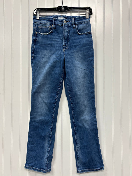 Jeans Skinny By Good American In Blue Denim, Size:4