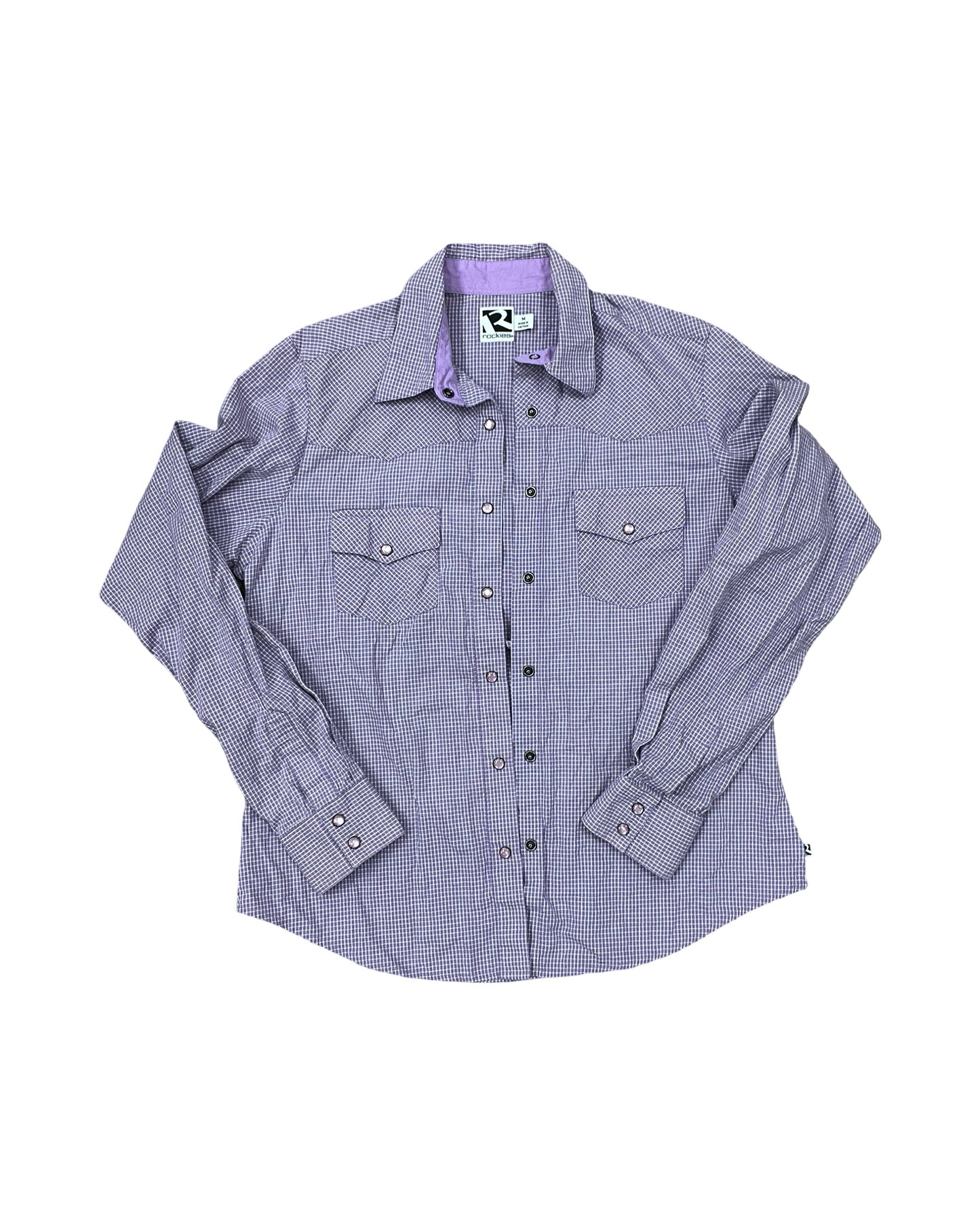 Blouse Ls By Clothes Mentor In Purple, Size:M