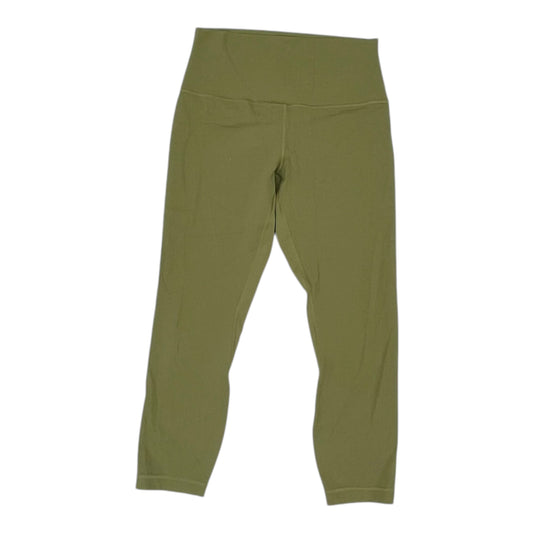 Athletic Leggings Capris By Lululemon In Green, Size:M