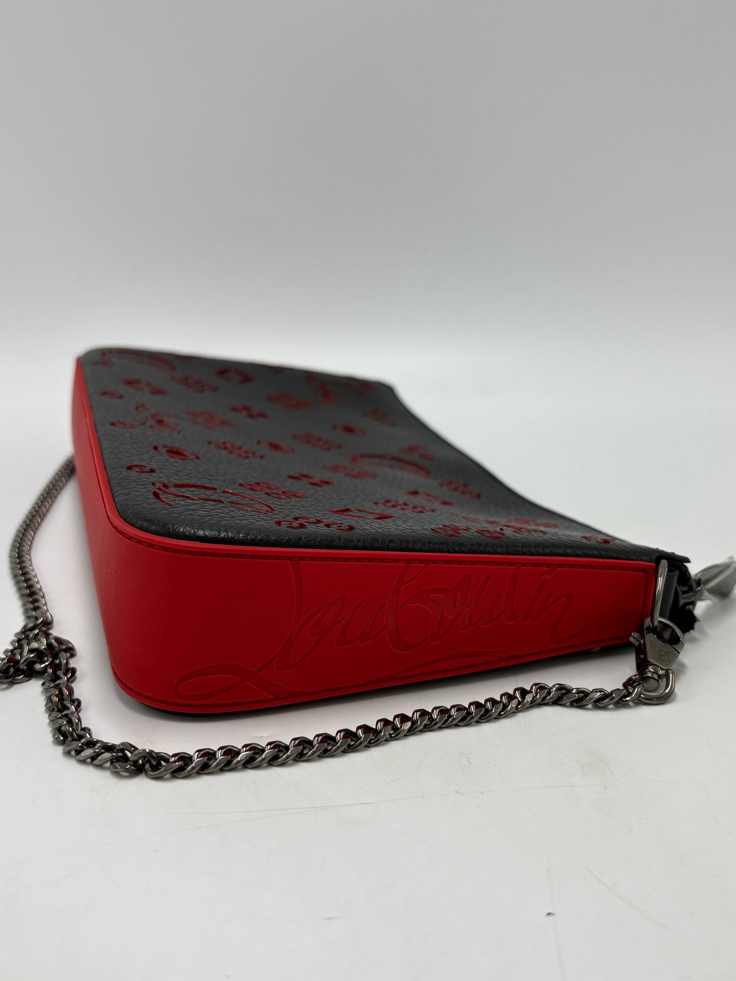 Christian Louboutin Calfskin Loubila Luxury Chain Handbag