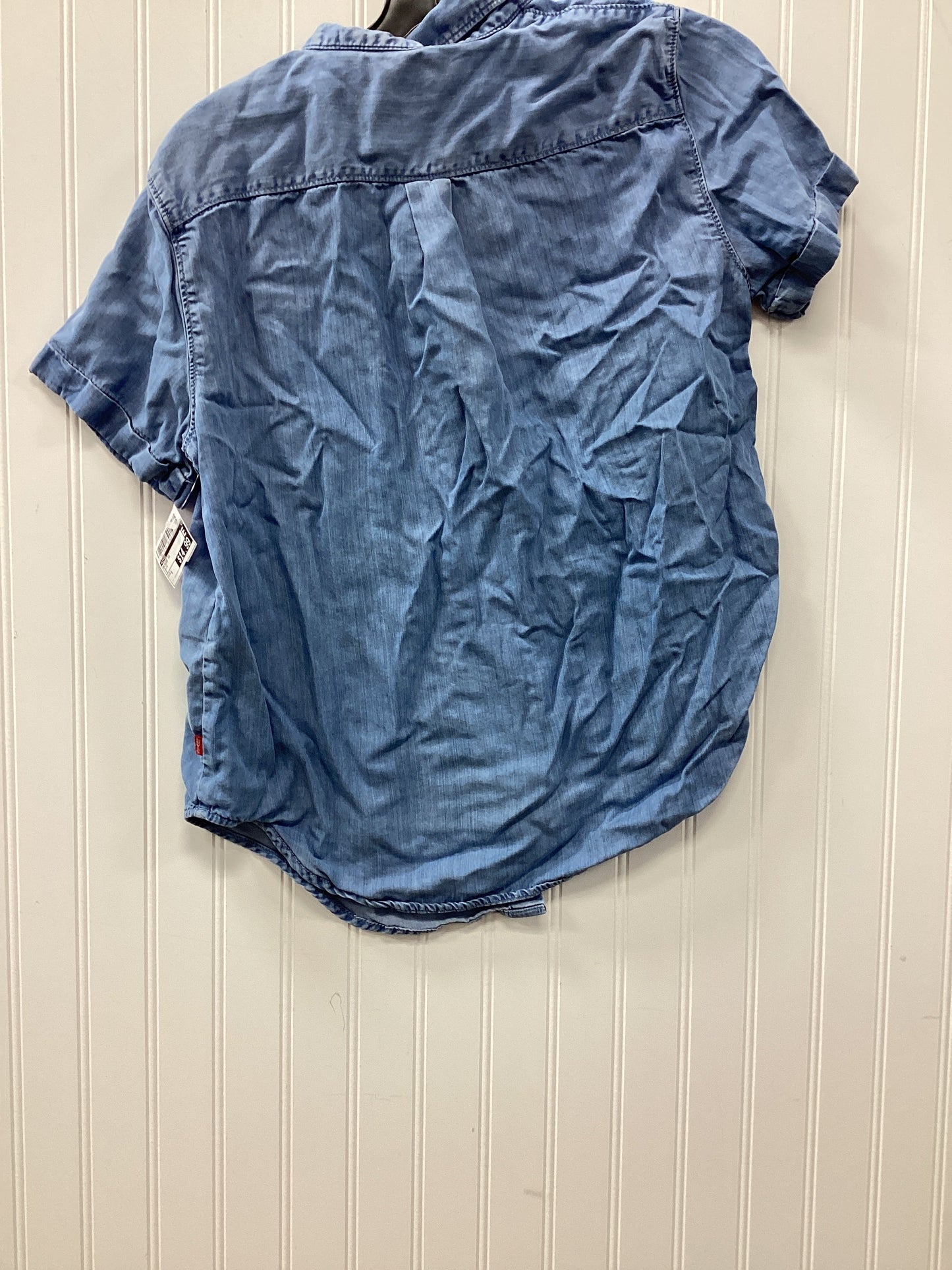 Blouse Ss By Levis In Blue, Size:S