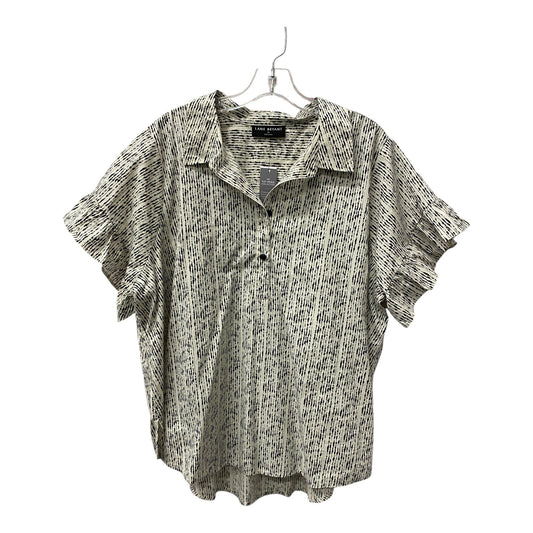 Top Ss By Lane Bryant In Black & White, Size:2X