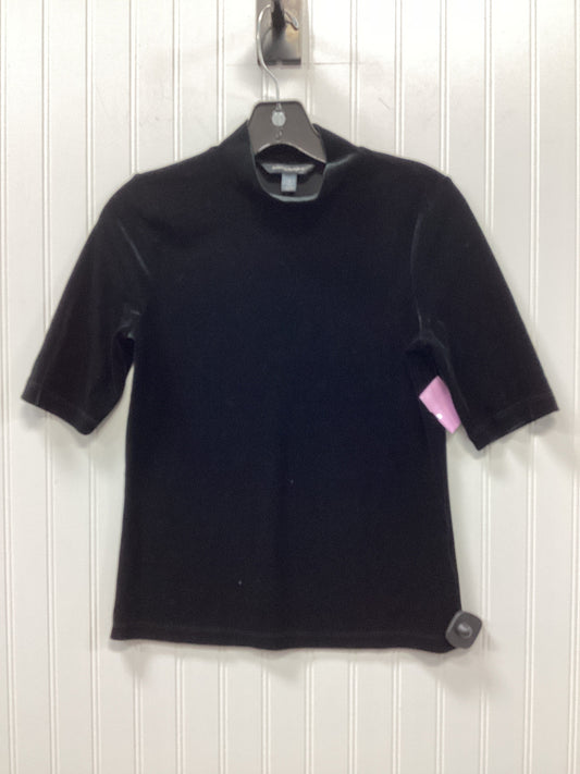 Blouse Ss By Banana Republic In Black, Size:S